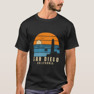 San Diego Kalifornien Tillbakablick T Shirt