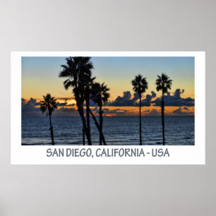 San Diego Kalifornien (USA) affisch