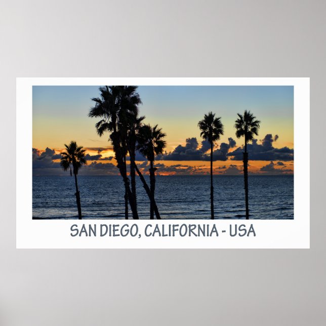 San Diego, Kalifornien (USA) Poster (Framsidan)