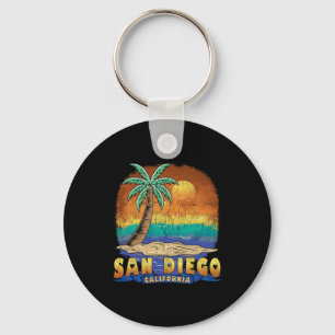 San Diego Kalifornien Vintage Distress Souvenir Nyckelring