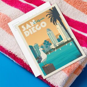 San Diego, Kalifornien Vykort