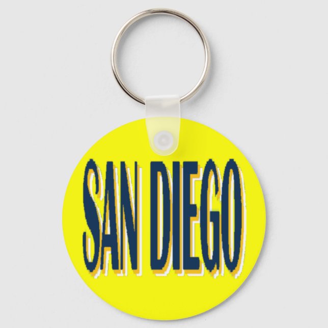 San Diego Keychain Nyckelring (Framsida)