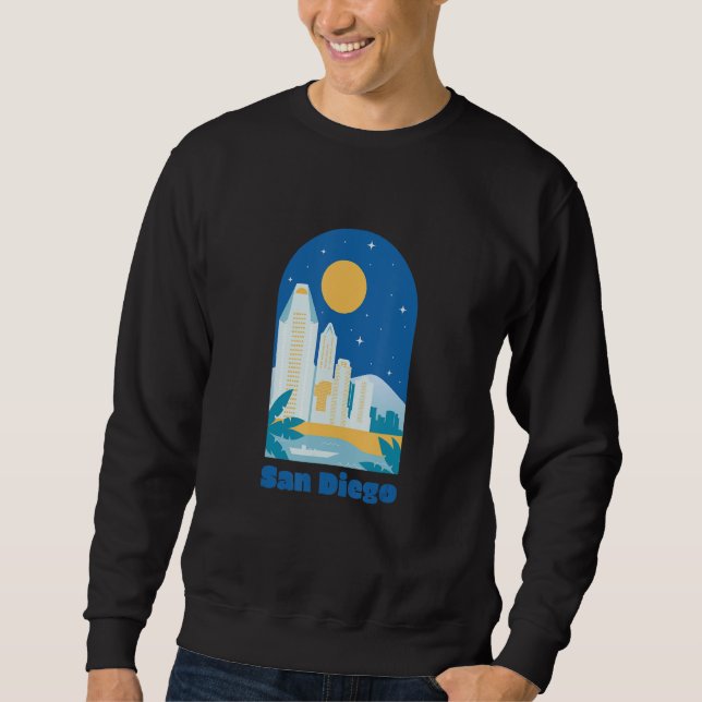 San Diego Lång Ärmad Tröja (Framsida)