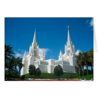 San Diego LDS Temple Hälsningskort