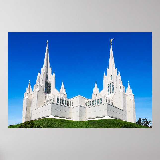 San Diego LDS Temple Poster (Framsidan)