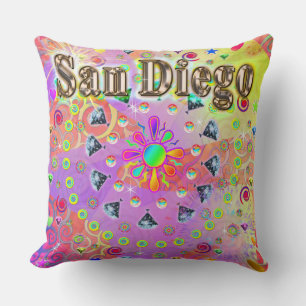 San Diego Lucky Golden Pillow Kudde