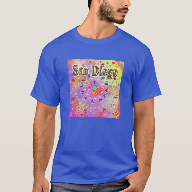 San Diego Lucky Golden T-Shirt (Framsida)