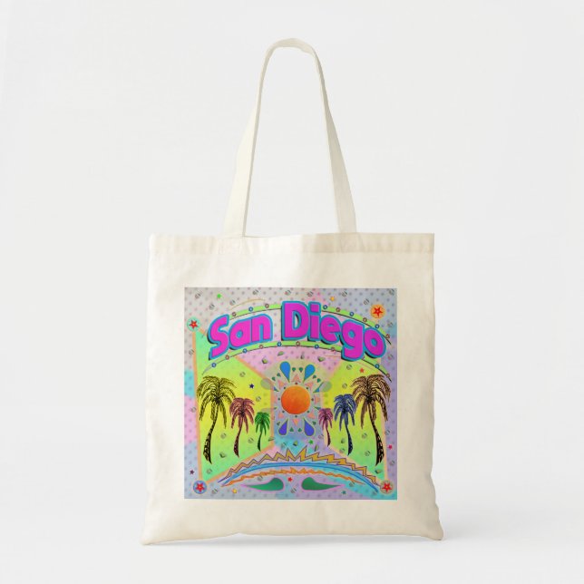 San Diego Lugn Desire Tote Bag Tygkasse (Framsidan)