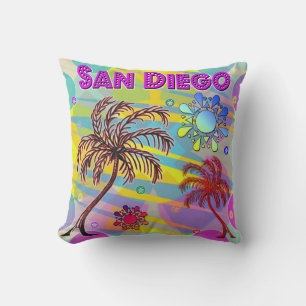 San Diego Lycklig och Hope Pillow Kudde