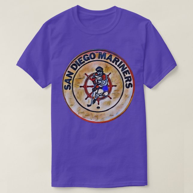 San Diego Mariners Hockey T Shirt (Design framsida)