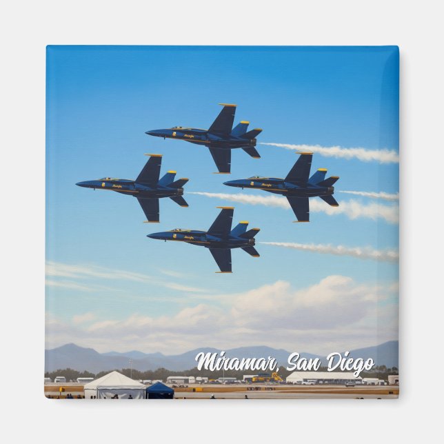 San Diego Miramar Luft Show Magnet (Framsidan)