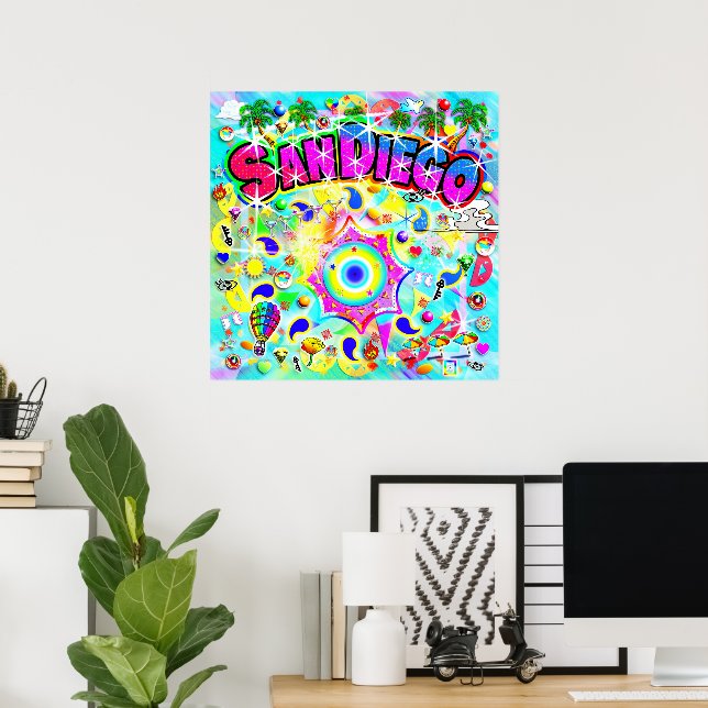San Diego Mystic Dance Poster (Hemmakontoret)