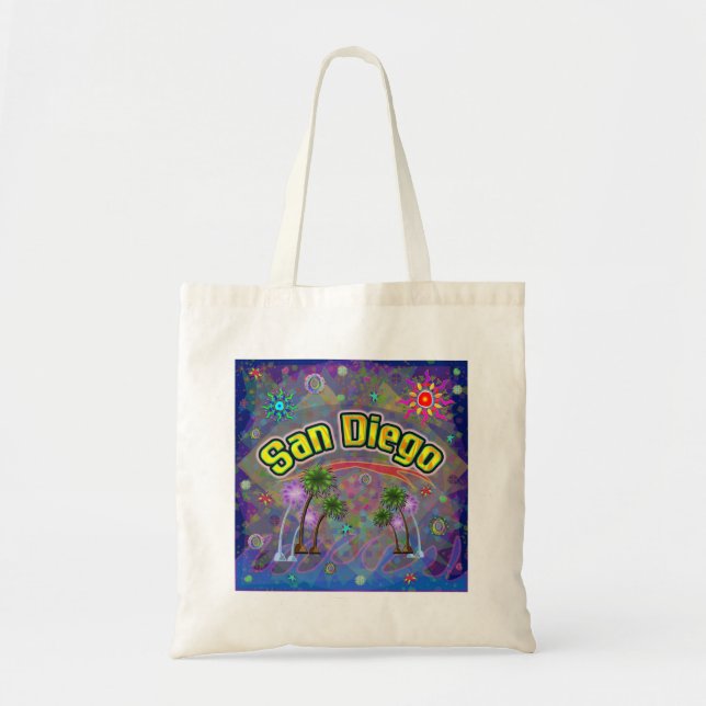San Diego Noble Voyage Tote Bag Tygkasse (Framsidan)