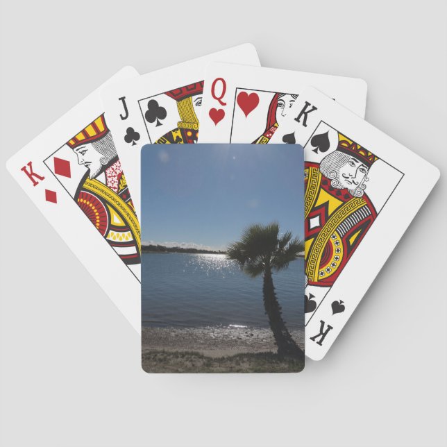 San Diego Palmträd Lekkort Casinokort (Baksidan)