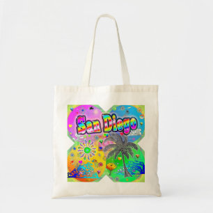 San Diego Quadro Seasons Tote Bag Tygkasse