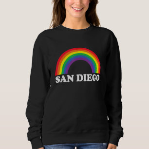 San Diego Rainbow HBTQ HBT-pr Pride Lesbiska Queer T Shirt