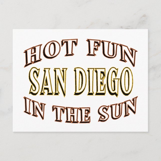 San Diego Roligt Vykort (Framsida)