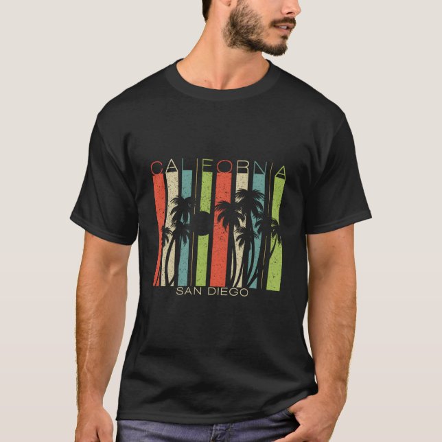 San Diego San Diego California T Shirt (Framsida)