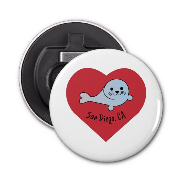 San Diego Seal Flasköppnare (Framsidan)