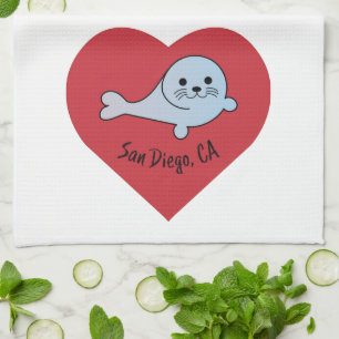 San Diego Seal Kökshandduk