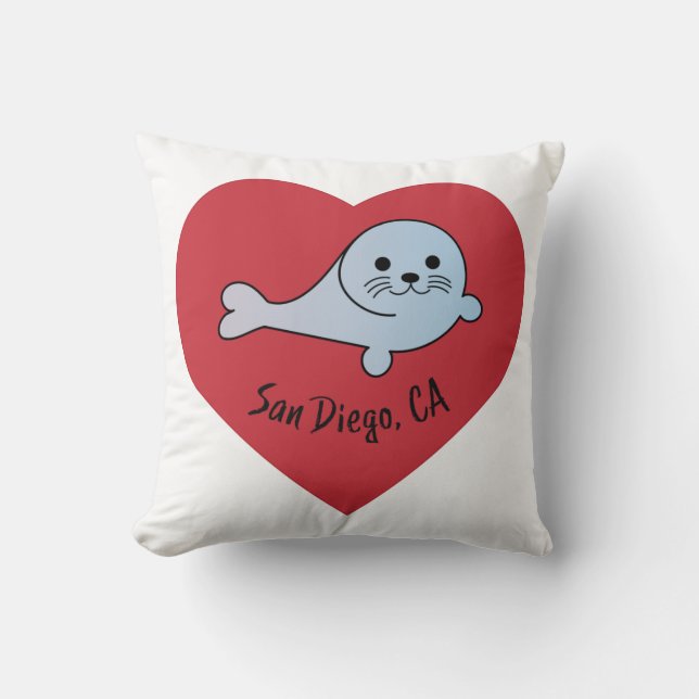 San Diego Seal Kudde (Framsida)