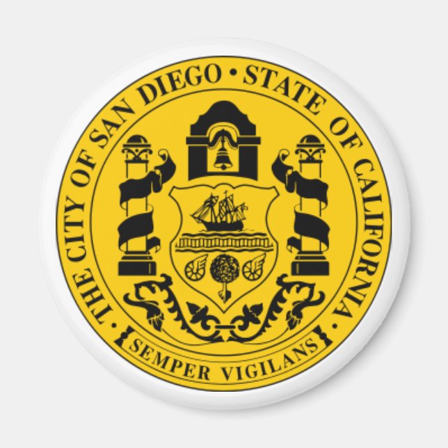 San Diego Seal Magnet (Framsidan)