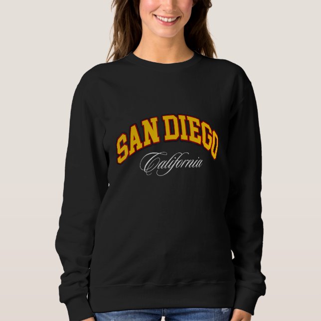 San Diego Shirt, San Diego California 619 SD Cali T Shirt (Framsida)