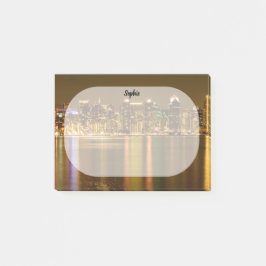 San Diego Skyline Anpassningsbar Photo Personlig Post-it Block