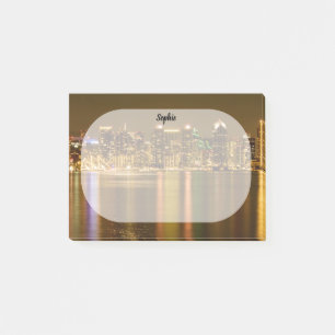 San Diego Skyline Anpassningsbar Photo Personlig Post-it Block