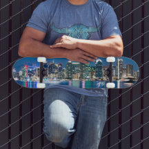 San Diego Skyline Monogrammed