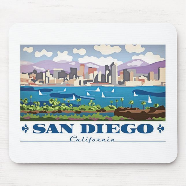 San Diego Skyline Musmatta (Framsidan)