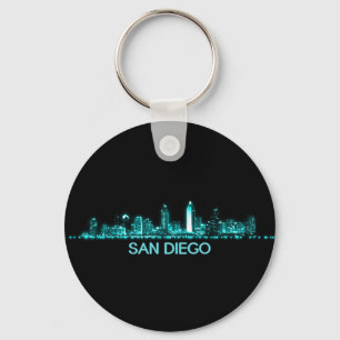San Diego Skyline Nyckelring