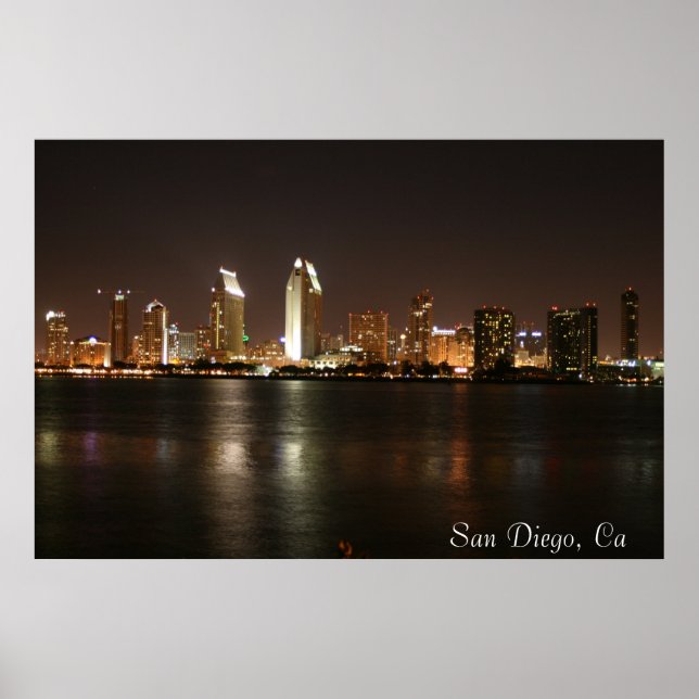 San Diego Skyline Poster (Framsidan)