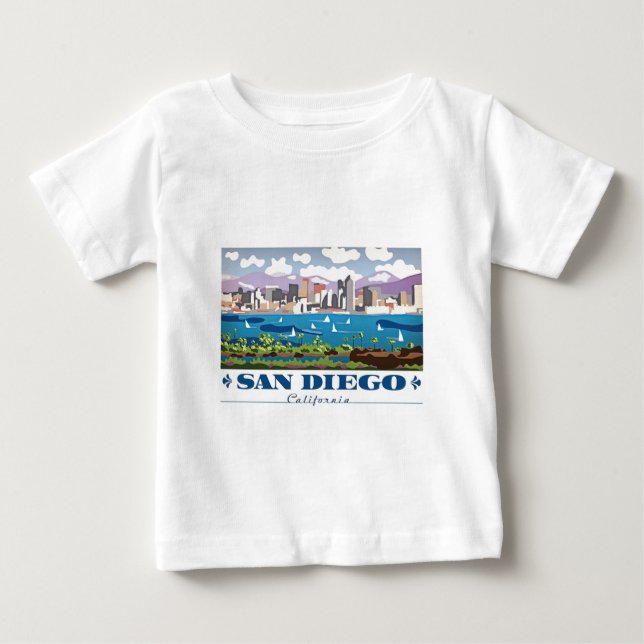 San Diego Skyline Tee (Framsida)