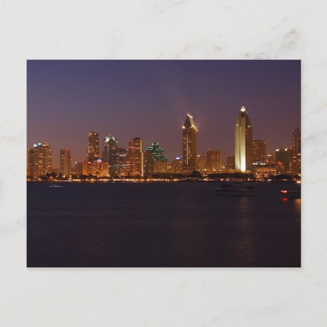 San Diego Skyline Vykort (Framsida)