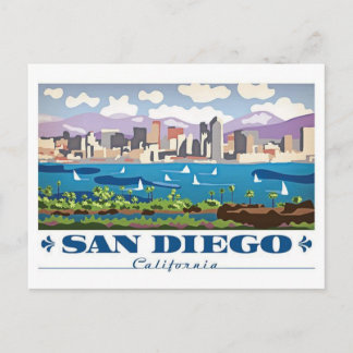 San Diego Skyline Vykort