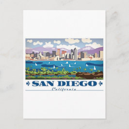San Diego Skyline Vykort