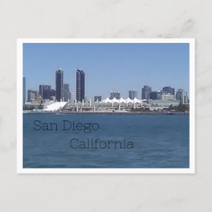 San Diego Skyline Vykort