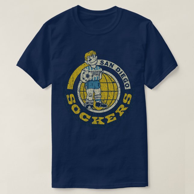San Diego Sockers 1980 T Shirt (Design framsida)