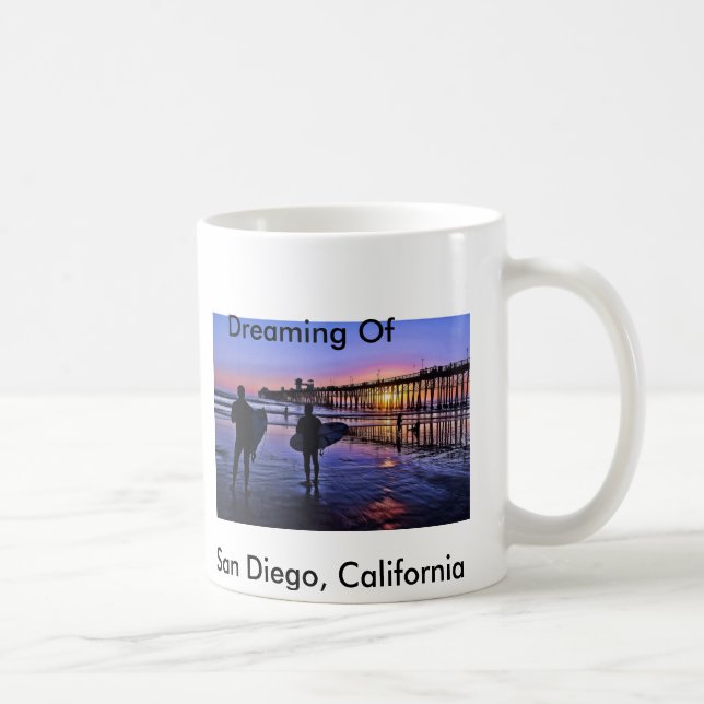 San Diego solnedgångmugg Kaffemugg (Höger)