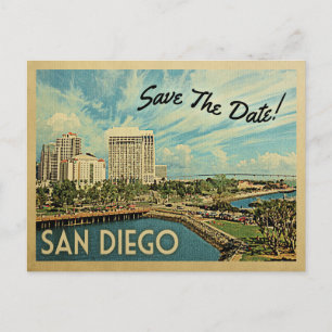 San Diego Spara datumet Kalifornien Meddelande Vykort