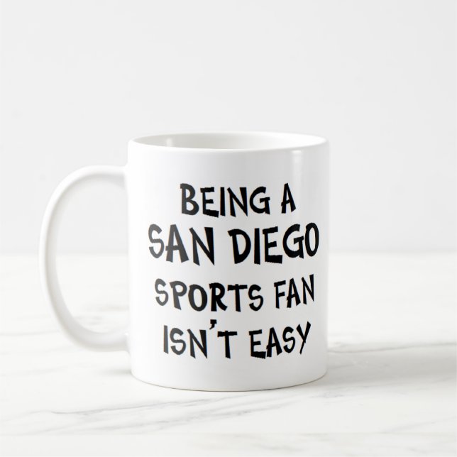 San Diego sport fan, att vara Kaffemugg (Vänster)