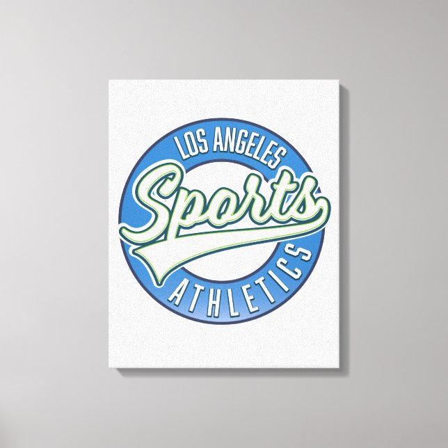 San Diego Sports Athletic logotyp Canvastryck (Framsida)