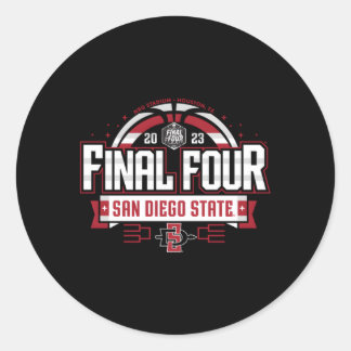 San Diego State Aztecs final 4 2023 Basketball Runt Klistermärke