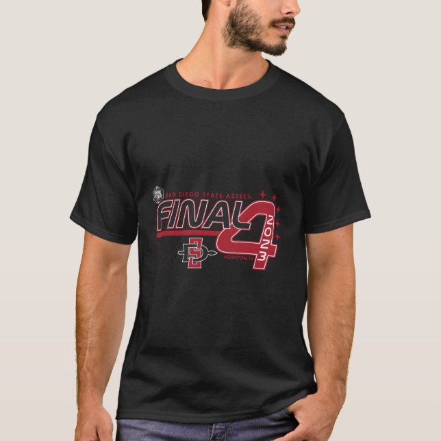 San Diego State Aztecs final 4 2023 Basketball T Shirt (Framsida)