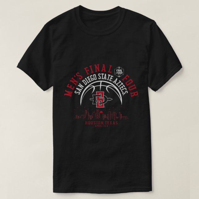 San Diego State Aztecs final 4 2023 Basketball T Shirt (Design framsida)