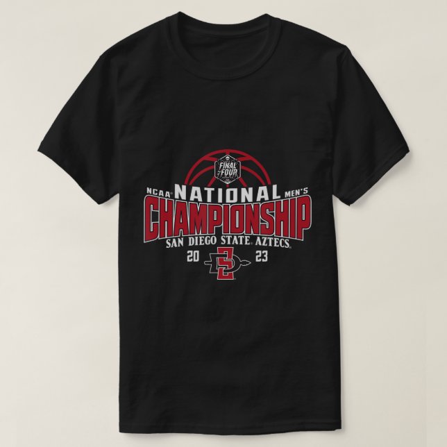 San Diego State Aztecs National Championship 2023 T Shirt (Design framsida)