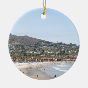 San Diego strand Julgransprydnad Keramik