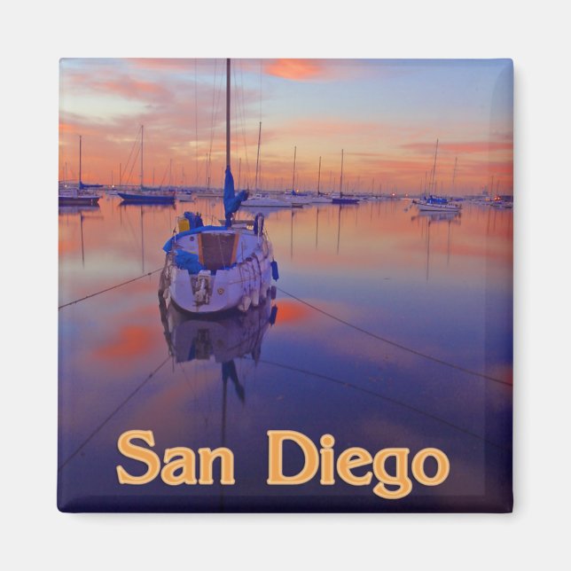 San Diego Sunrise Magnet (Framsidan)