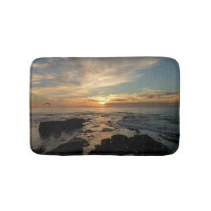 San Diego Sunset I California Sjölandskap Badrumsmatta